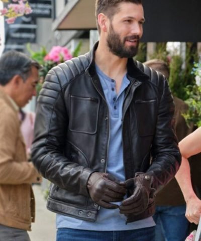 Movie Wedding Season (2023) Ryan Black Leather Jacket