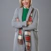 Ava Jensen Grey Wool Coat