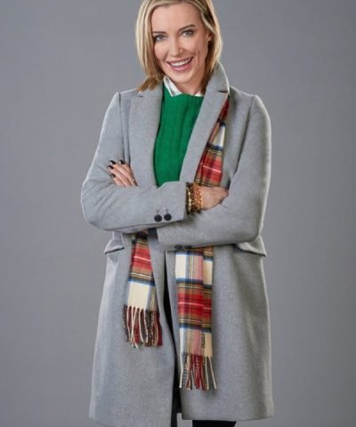 Ava Jensen Grey Wool Coat