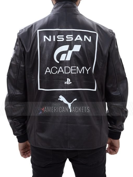 Gran Turismo 2023 Jann Mardenborough Black Leather Jacket