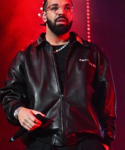 Rapper Drake Leather Jacket