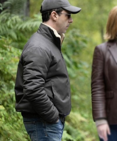 Succession S04 Kendall Roy Brown Leather Jacket