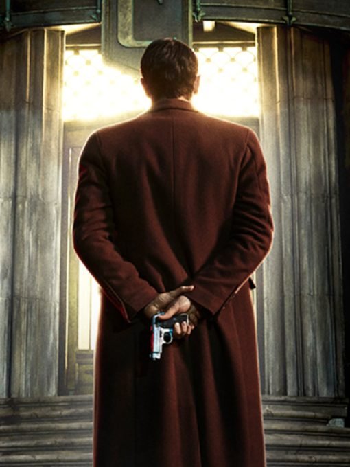 Colin Woodell S01 Brown Wool Coat