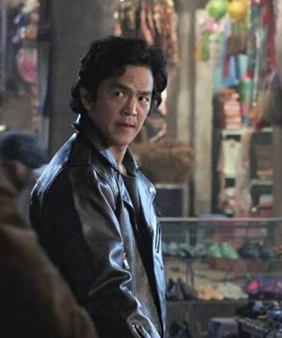 Ghosted John Cho Black Leather Jacket