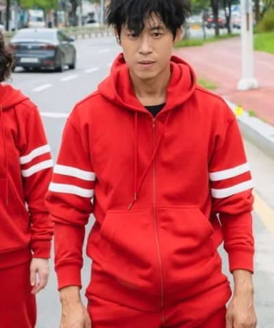 Joon-Sang Yoo Red Tracksuit