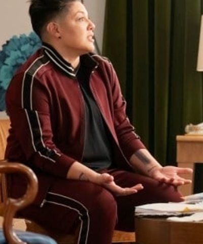 Sara Ramirez S02 Maroon Tracksuit