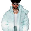 Bad Bunny Music Awards Puffer Hooded Jacket