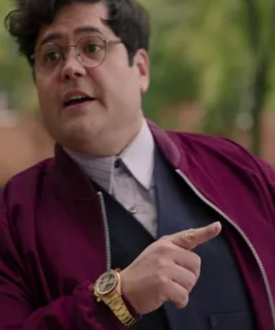 What We Do In The Shadows S04 Harvey Guillén Maroon Jacket