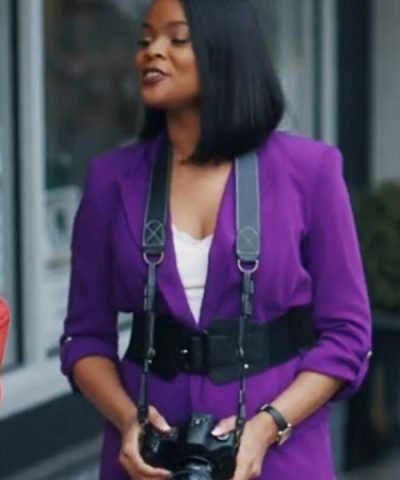 Strength Of A Woman Ajiona Alexus Purple Blazer