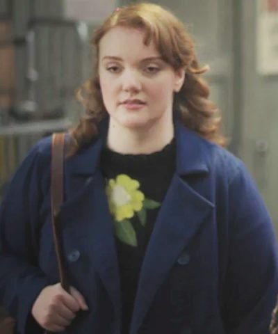 Shannon Purser S07 Wool Coat