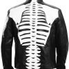 Halloween Party Skeleton Bones Black Jacket