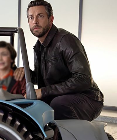 Zachary Levi 2023 Leather Jacket