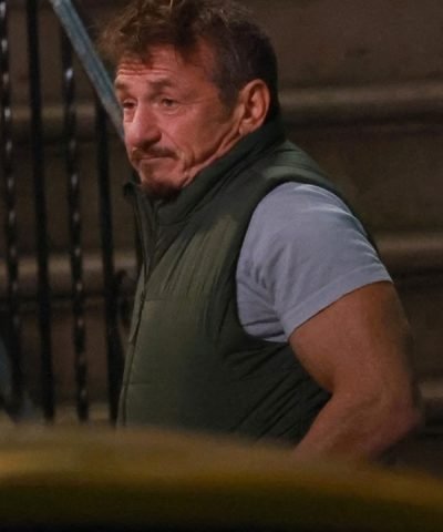 Sean Penn Daddio Green Vest