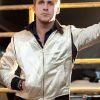 Ryan Gosling White Bomber Jacket