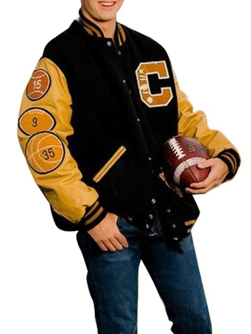 Men's Football Leather Jacket