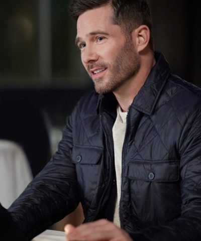 Notes Of Autumn 2023 Luke Macfarlane Blue Jacket