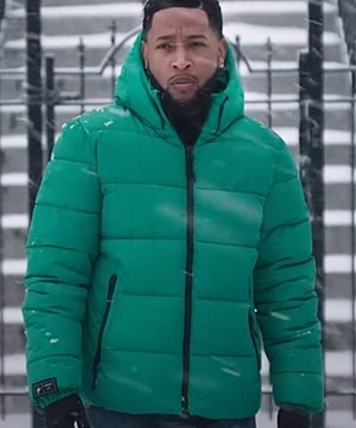 Jacob Latimore Green Puffer Jacket