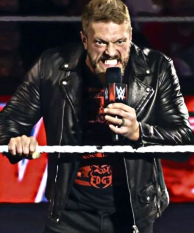 WWE Edge Black Biker Leather Jacket