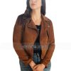 Julie Gonzalo Brown Jacket