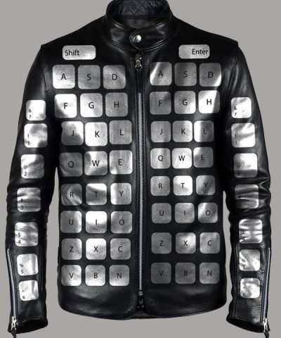 Keyboard Style Black Jacket