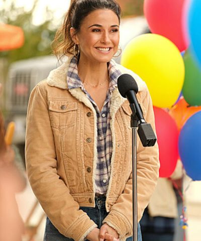 Emmanuelle Chriqui Cotton Jacket