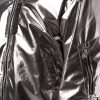 Men's Fashion Silver Bomber Jacket