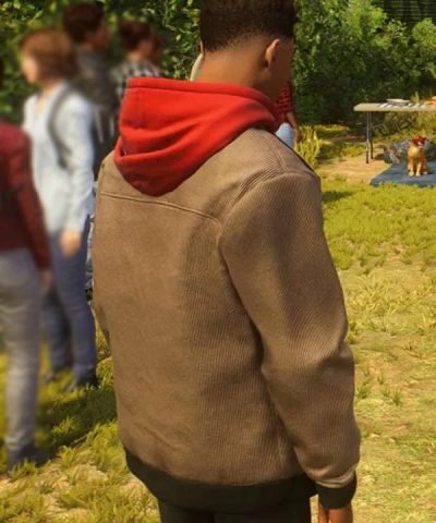 Spider-Man 2 Miles Morales Brown Jacket