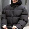 Model and Actress Emily Ratajkowski Puffer Jacket