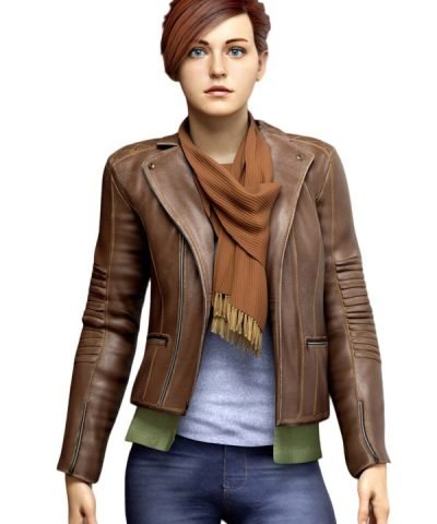 Mary Jane Spider-Man Brown Jacket