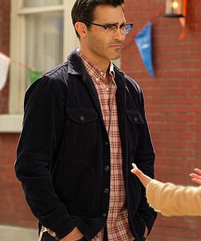 Tyler Hoechlin S02 Corduroy Jacket