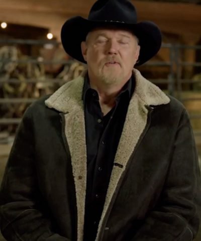 Trace Adkins Suede Leather Jacket