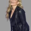 Natalya Neidhart Black Leather Jacket