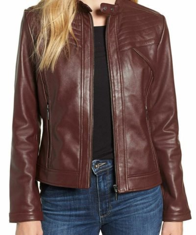 Women's Brown Leather Jacket