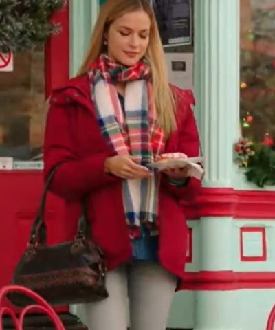 Samantha Logan My Christmas Prince Alexis Knapp Red Jacket