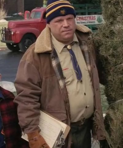 Kevin Chamberlin Christmas with the Kranks Brown Jacket