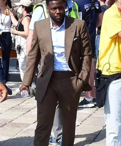 Cyrus Movie Lift Kevin Hart Brown Suit