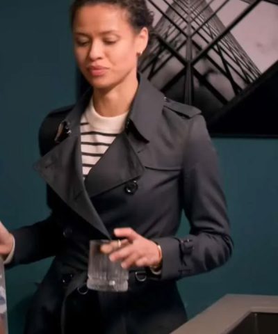 Lift 2024 Gugu Mbatha-Raw Black Coat