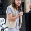 Harry Styles Los Angeles Street Style Shearling Vest