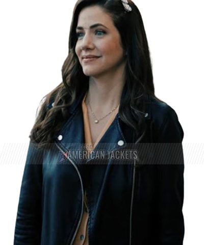 3 Bed 2 Bath 1 Ghost Julie Gonzalo Black Biker Jacket