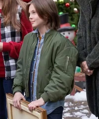 Movie Mystery on Mistletoe Lane Logan Pierce Green Jacket