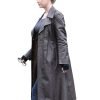 Cassie Holt The Last Girl 2024 Brown Leather Coat