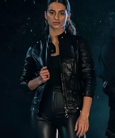 TV Series Berlin Begoña Vargas Black Leather Jacket