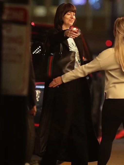 Dakota Johnson Madame Web Black Coat