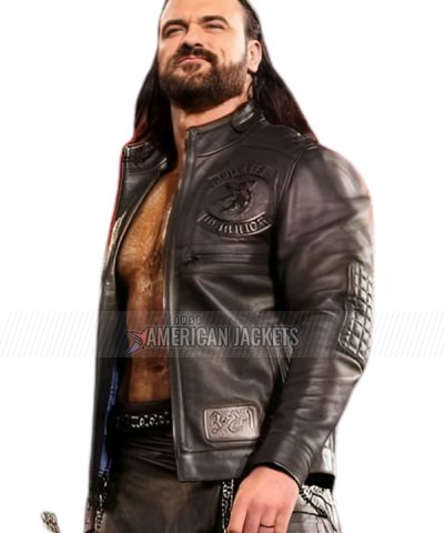 WWE Raw Drew 2023 McIntyre Wrestler Leather Jacket