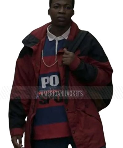 Mekai Curtis Power Book III Raising Kanan S03 Red and Black Jacket