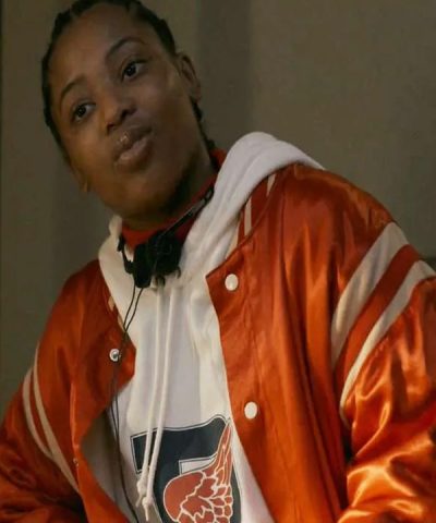 Power Book III Raising Kanan Hailey Kilgore Orange Bomber Jacket