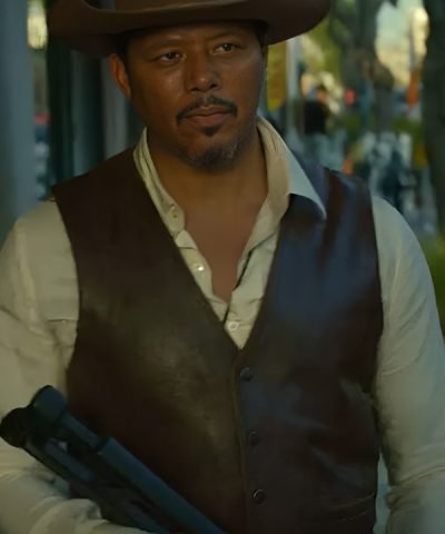 Showdown at the Grand Terrence Howard Leather Vest