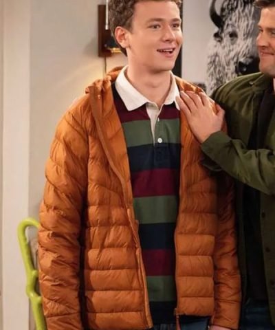 Frasier S01 David Crane Puffer Hooded Jacket