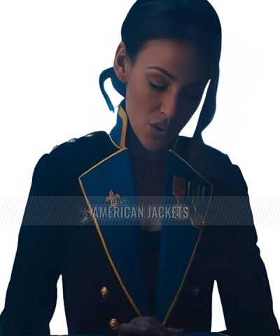 Maya Stern Fool Me Once S01 Blue Blazer Coat