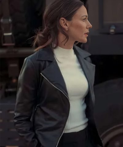 Michelle Keegan Fool Me Once 2024 Leather Jacket